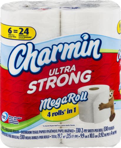 Charmin Ultra Strong Mega Roll Bath Tissue 6 Rolls Kroger