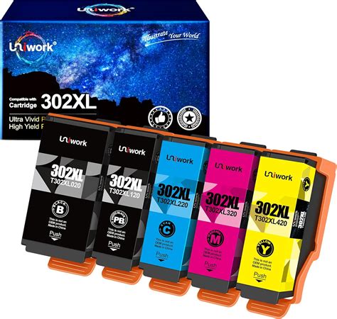 Uniwork Remanufactured Ink Cartridge Replacement For Epson Xl Xl