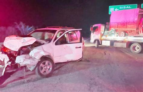 Brutal choque en la carretera Mérida Tetiz Yucatán Independiente