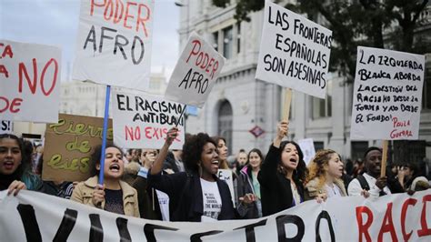 Manifestación contra el racismo en Madrid Ahora todo el mundo ve que