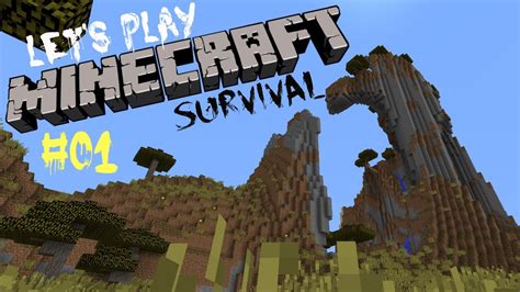 S Ep Let S Play Minecraft Surviving The First Night Youtube