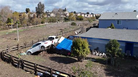 San Diego Storm | Drone video shows damage in South Crest neighborhoods ...