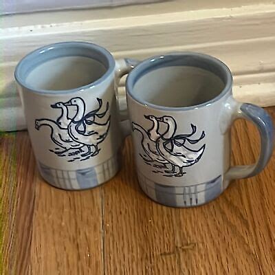 Louisville Stoneware Goose Mug Set Ebay