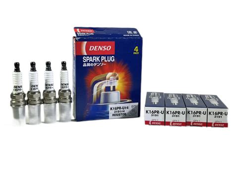 Свечи зажигания УАЗ ПАТРИОТ 2.7 409.. Denso K16PR-U (Комплект 4шт ...