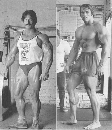 Arnold Schwarzenegger Calves Before After