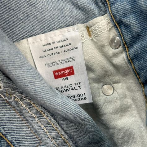 Wrangler Baggy Washed Blue Jorts Size Depop