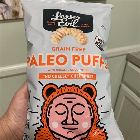 Lesser Evil Snacks Grain Free Paleo Puffs Reviews Abillion