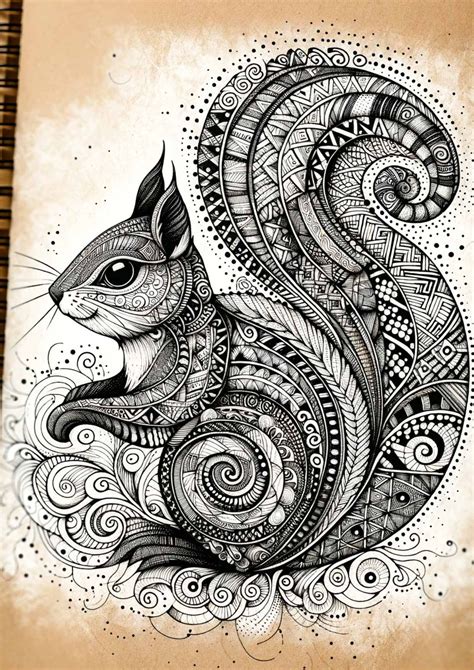 Unleash Your Creativity With 25 Zentangle Animal Drawing Ideas And Free