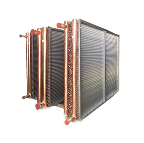 Copper Tube Aluminum Fin Water Cooled Condenser Coil China Heat