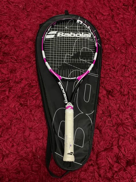Babolat Drive Z lite black pink tennis racket, Sports Equipment, Sports ...