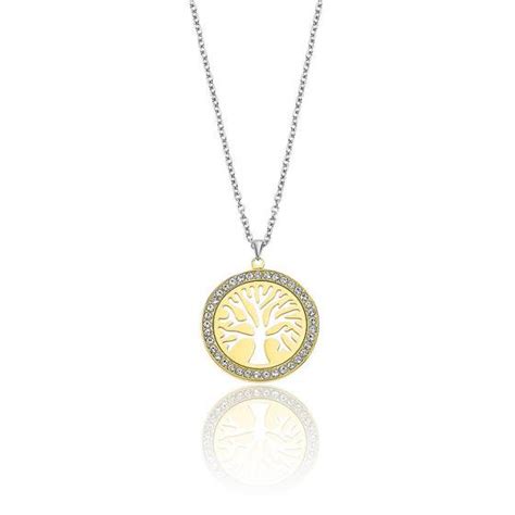 Collier Lotus Style Arbre De Vie Acier LS2181 1 2 Lotus Ocarat