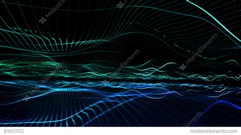 Fractal Waves Loop Stock Animation | 8960502