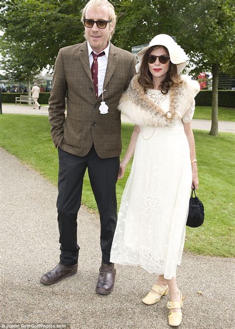 Anna Friel Looks Fabulous In Fur As She Enjoys Glorious Goodwood With Boyfriend Rhys Ifans