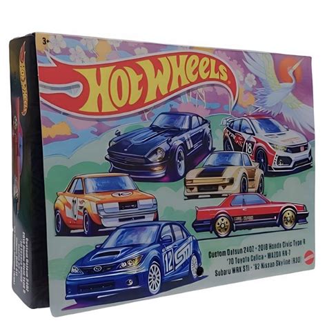 Jual Hot Wheels JDM Multipack Case 6 Masih Segel Custom Datsun 240Z 2018 Honda Civic Type R