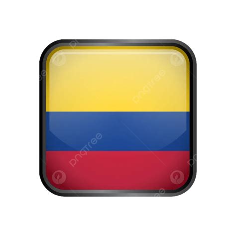 Colombia Flag Vector, Colombia, Flag, Colombia Day PNG and Vector with ...