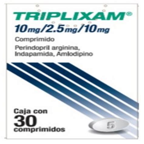 Triplixam 10mg 2 5mg 10mg 30 Comprimido Distribuidor De Servier