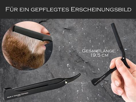 Solinger Rasiermesser Rasier Set für Männer mit Wechselklingen