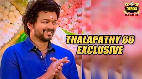 EXCLUSIVE BIGG STARon Board For Thalapathy 66 INBOX YouTube