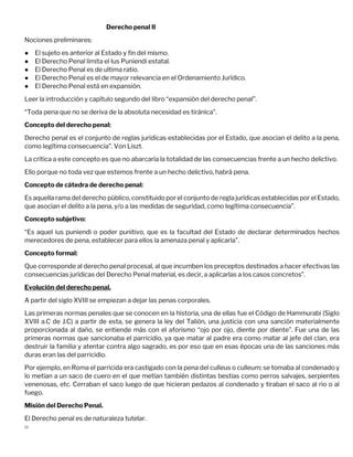 Resumen Clases De Derecho Penal Ii U Finis Terrae Pdf