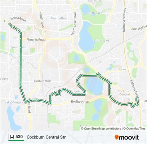 530 Route Schedules Stops Maps Cockburn Central Stn Updated