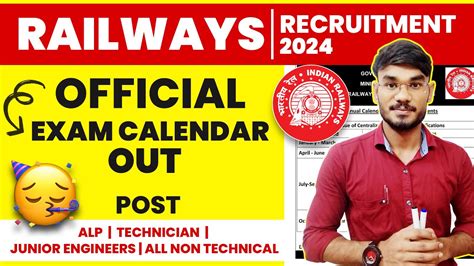 Railway Calendar Rrb Calendar Rrb Exam Calendar