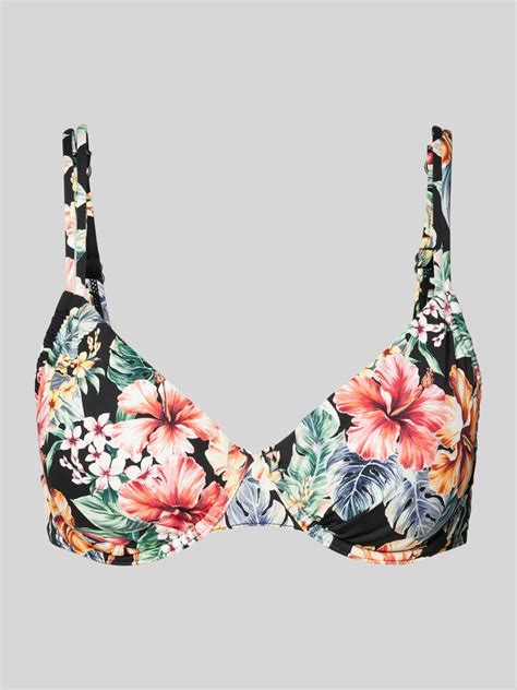 Kup Online LASCANA Top Bikini Z Fiszbinami Model Salsa Czarny