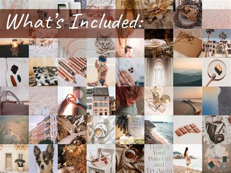 Neutral Wall Collage Kit Nude Collage Kit Muted Wall Etsy De