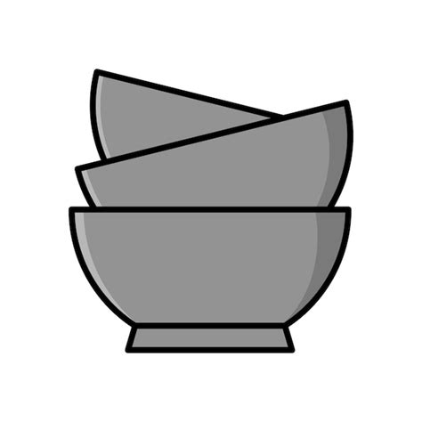 Premium Vector Bowl Icon Vector Design