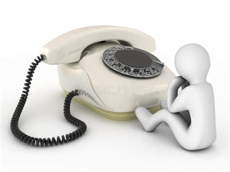 waiting bell stock illustration illustration  collocutor