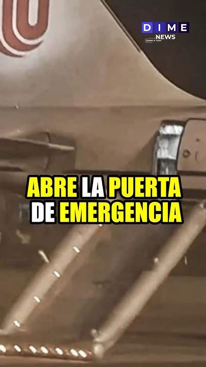 Mujer Abre Puerta De Emergencia De Un Avión Tras Confundirla Con El Sanitario Era Su Primer