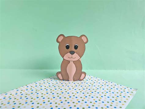 Bear Toilet Paper Roll Craft For Kids Color Me Crafty