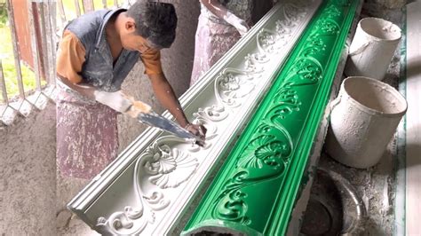 How To Make Gypsum Cornice Plaster Molding Designs Fiber Plaster