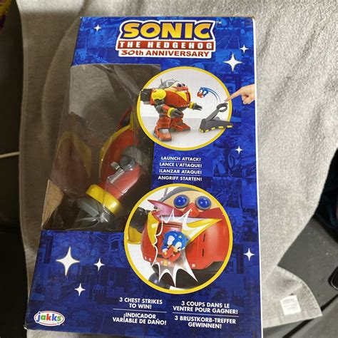 Jakks Pacific Sonic The Hedgehog Giant Eggman Robot Battle 30th