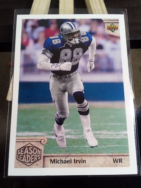 Upper Deck Michael Irvin For Sale Online Ebay