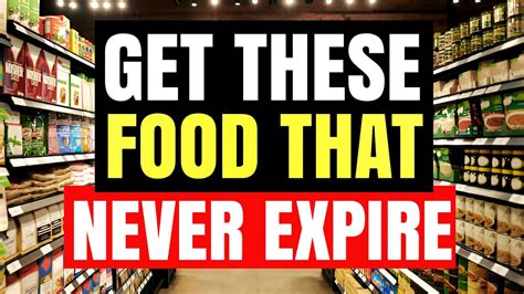 11 Foods To Stockpile That Never Expire Youtube