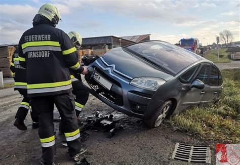 T Pkw Im Graben Ff Hirnsdorf