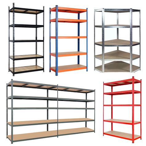 Industrial Steel Garage Warehouse Boltless Metal Rack Shelving Boltless