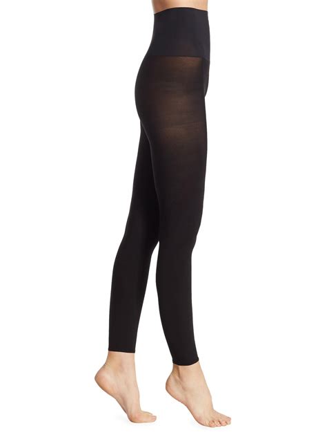 Lyst Commando Ultimate Opaque Matte Footless Tights In Black