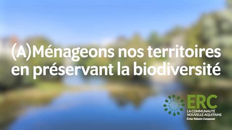 A Ménageons nos territoires en préservant la biodiversité YouTube