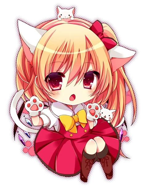 Kawaii Neko Girl Chibi Girl Kawaii Chibi Cute Chibi Kawaii Art