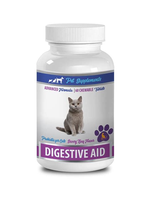 Cat Digestive Care Digestive Aid for Cats Advanced Probiotic Chewable ...