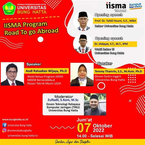 Sosialisasi Program Beasiswa Mbkm International Student Mobility