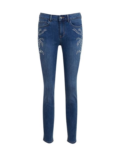 Blaue Damen Slim Fit Jeans Orsay Orsay De Der Offizielle E Shop Der