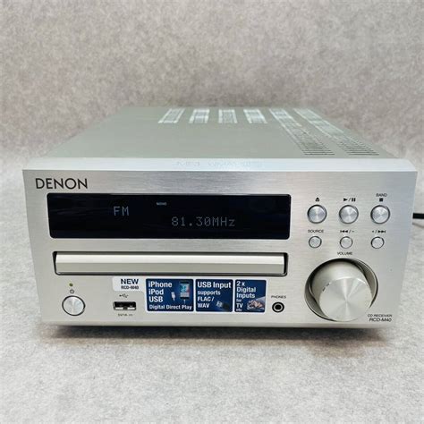 Yahoo!オークション - C2046 DENON CDレシーバー RCD-M40 中古品 16年製