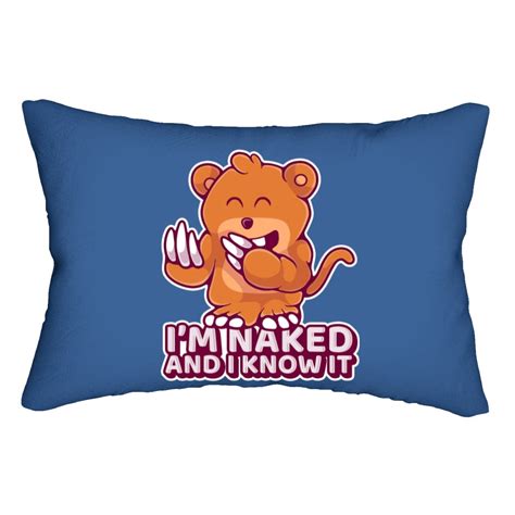 Mole Lover Im Naked And Know It Mole Rat Digger Lumbar Pillows Sold By Genevievepadberg