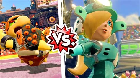 Mario Strikers Battle League Shellfish Bowser Jr Vs Bushido