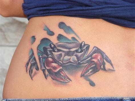 36 Superb Crab Tattoos On Back