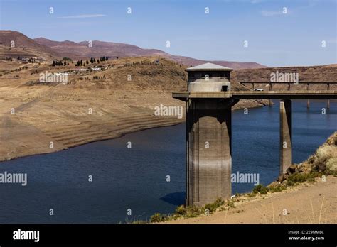 Katse Dam Kingdom Of Lesotho Africa Stock Photo Alamy