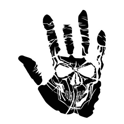 Skull Hand Svg Skull Svg Skull Cut File Skull Vector Sku Inspire