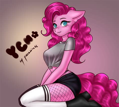 2109583 Safe Artist Yutakira92 Pinkie Pie Earth Pony Anthro G4